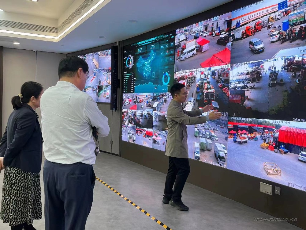 我院受邀与宁夏四季鲜果品蔬菜批发市场有限公司洽谈合作项目